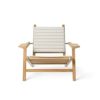 Carl Hansen & Son カール・ハンセン＆サン AH アウトドアシリーズ AH Outdoor Series デッキチェア ラウンジチェア AH603 チーク　無塗装仕上げ アウトドア 屋外 デザイン：アルフレッド・ホーマン