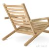 Carl Hansen & Son カール・ハンセン＆サン AH アウトドアシリーズ AH Outdoor Series デッキチェア ラウンジチェア AH603 チーク　無塗装仕上げ アウトドア 屋外 デザイン：アルフレッド・ホーマン