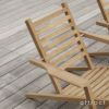 Carl Hansen & Son カール・ハンセン＆サン AH アウトドアシリーズ AH Outdoor Series デッキチェア ラウンジチェア AH603 チーク　無塗装仕上げ アウトドア 屋外 デザイン：アルフレッド・ホーマン