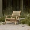 Carl Hansen & Son カール・ハンセン＆サン AH アウトドアシリーズ AH Outdoor Series デッキチェア ラウンジチェア AH603 チーク　無塗装仕上げ アウトドア 屋外 デザイン：アルフレッド・ホーマン