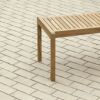 Carl Hansen & Son カール・ハンセン＆サン AH アウトドアシリーズ AH Outdoor Series ベンチ サイドテーブル スツール AH912 チーク　無塗装仕上げ アウトドア 屋外 デザイン：アルフレッド・ホーマン