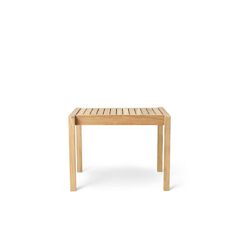 Carl Hansen & Son カール・ハンセン＆サン AH アウトドアシリーズ AH Outdoor Series サイドテーブル スツール AH911 チーク　無塗装仕上げ アウトドア 屋外 デザイン：アルフレッド・ホーマン