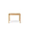 Carl Hansen & Son カール・ハンセン＆サン AH アウトドアシリーズ AH Outdoor Series サイドテーブル スツール AH911 チーク　無塗装仕上げ アウトドア 屋外 デザイン：アルフレッド・ホーマン