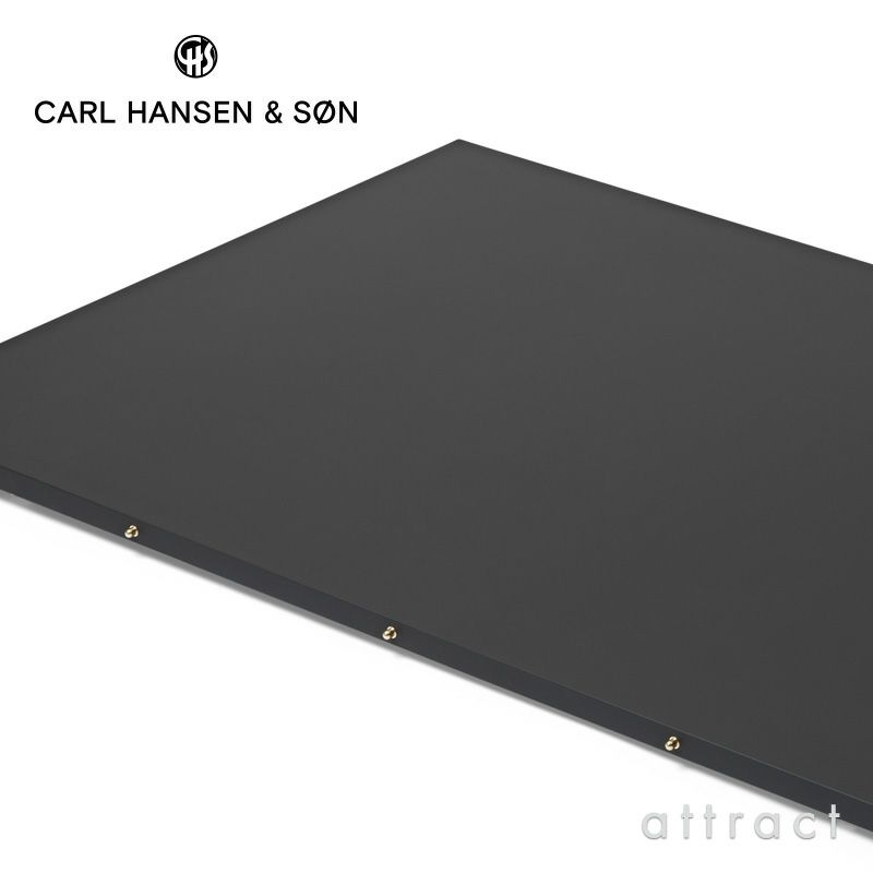  Carl Hansen & Son カール・ハンセン＆サン OW224 Rungstedlund ルングステッドルンド 伸長式 ダイニングテーブル OW224専用 追加用 伸長板 OW224I W65cm 1枚　MDF ブラック NCS S9000-N デザイン：オーレ・ヴァンシャー