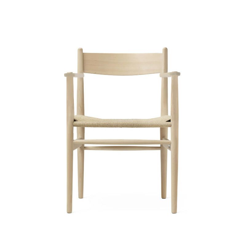 Carl Hansen & Son カール・ハンセン＆サン CH37 アームチェア ビーチ （ソープフィニッシュ） ナチュラルペーパーコード デザイン：ハンス・J・ウェグナー