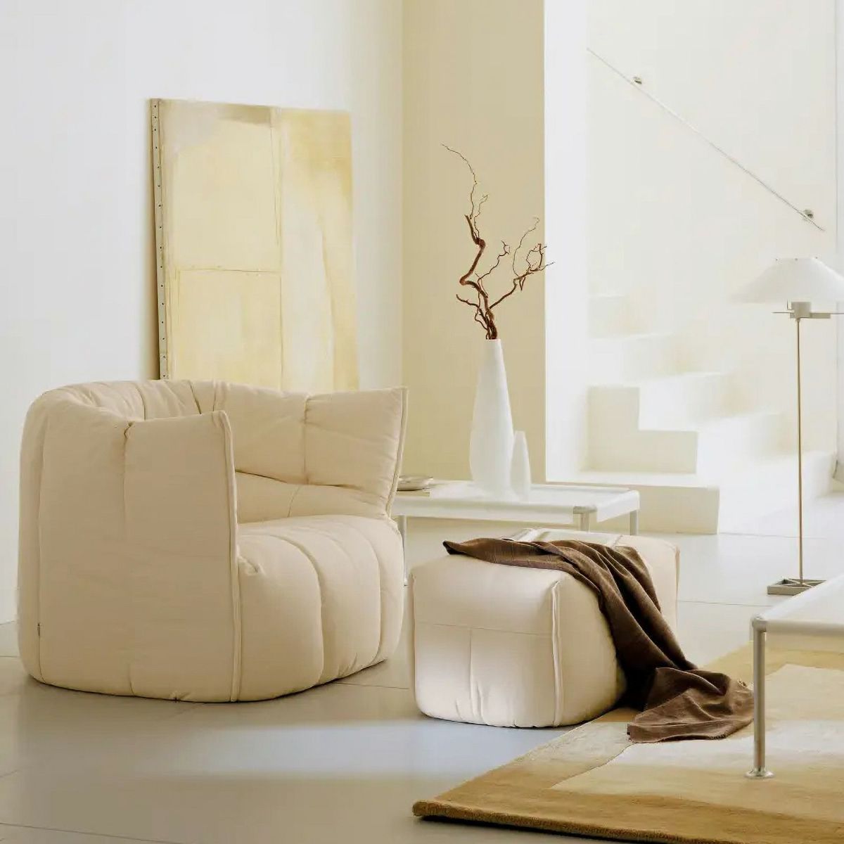 ligne roset リーン・ロゼ ROSETBrigantin ロゼブリガンタン 1P ソファ 1人掛け ファブリック：Gランク デザイン：ミッシェル・デュカロワ