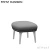 FRITZ HANSEN フリッツ・ハンセン RO ロオチェア フットスツール セット JH1 ＋ JH11 ラウンジチェア ファブリック：カテゴリー1 サテン仕上げアルミベース デザイン：ハイメ・アジョン