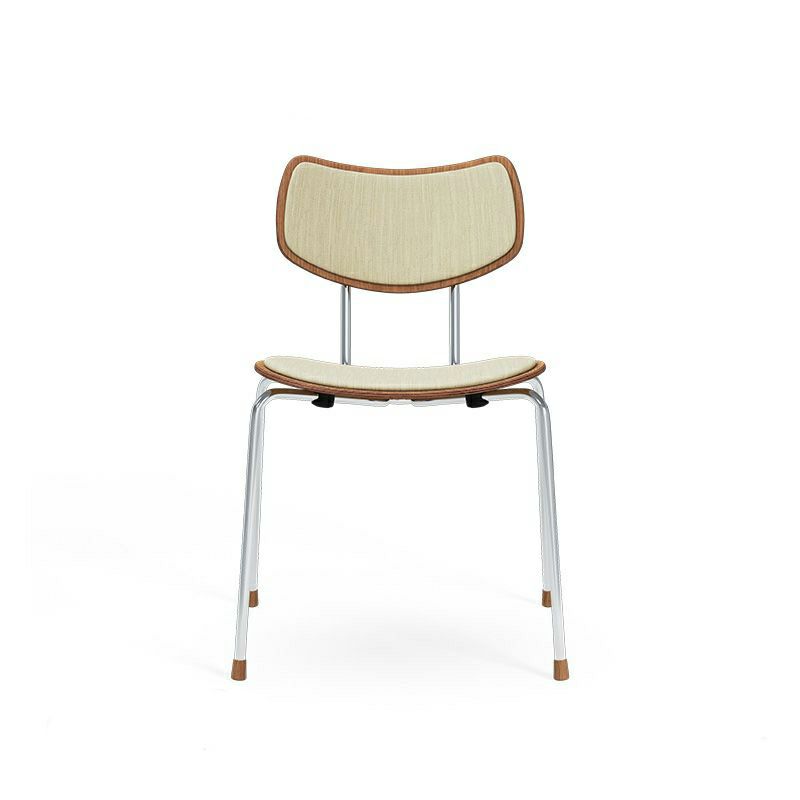 Carl Hansen & Son カール・ハンセン＆サン VLA26P VEGA CHAIR ヴェガチェア オーク 張座 脚部：クロームメッキ ファブリック：Mood 01104 デザイン：ヴィルヘルム・ラウリッツェン
