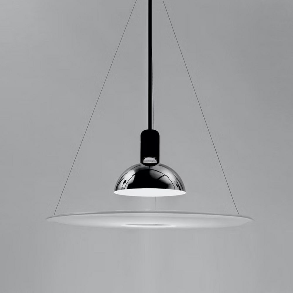 FLOS フロス FRISBI JP フリスビー ペンダントランプ カラー：クローム デザイン：アキッレ・カスティリオーニ