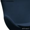 FRITZ HANSEN フリッツ・ハンセン EGG エッグチェア フットスツール セット 3316 ＋ 3127 ラウンジチェア Christianshavn クリスチャンハウン カラー：26色 ベースカラー：5色 デザイン：アルネ・ヤコブセン