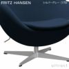 FRITZ HANSEN フリッツ・ハンセン EGG エッグチェア フットスツール セット 3316 ＋ 3127 ラウンジチェア Christianshavn クリスチャンハウン カラー：26色 ベースカラー：5色 デザイン：アルネ・ヤコブセン