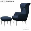 FRITZ HANSEN フリッツ・ハンセン RO ロオチェア フットスツール セット JH1 ＋ JH11 ラウンジチェア Christianshavn クリスチャンハウン