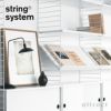 String System ストリング システム 木製 マガジンシェルフ 78×30cm 1個入 カラー：6色 デザイン：ニルス・ストリニング