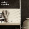 String System ストリング システム 木製 マガジンシェルフ 58×30cm 1個入 カラー：6色 デザイン：ニルス・ストリニング