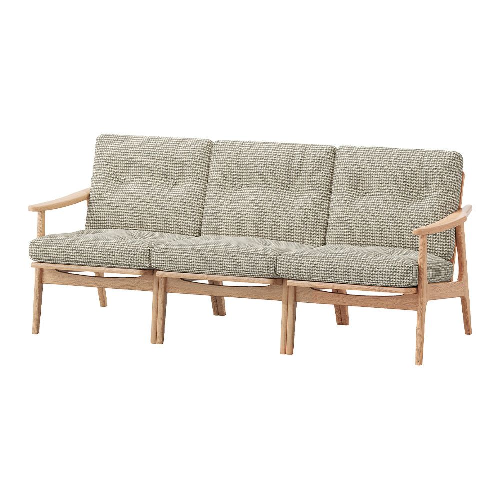 maruni マルニ木工 maruni60 マルニ60 フレームチェア 3シーター アームチェア 3人掛けソファ オーク（ウレタン樹脂塗装）