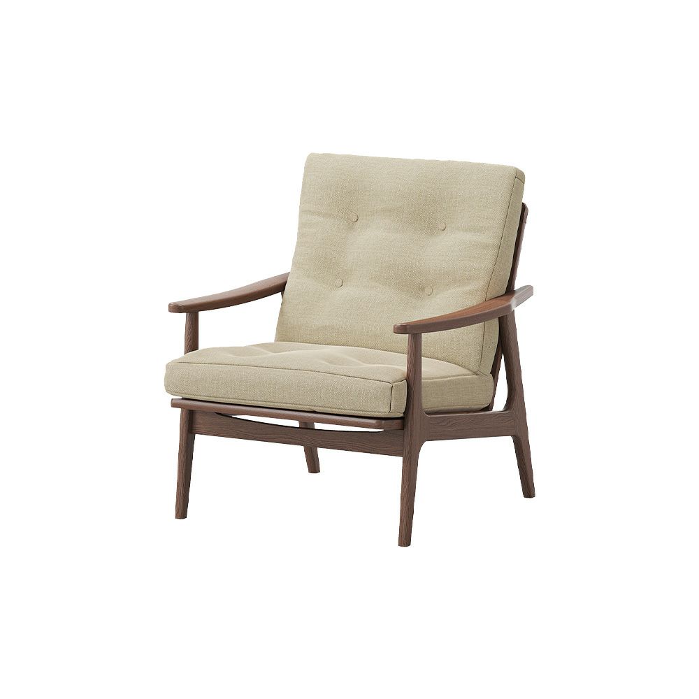 maruni マルニ木工 maruni60 マルニ60 フレームチェア ワイドハイバック 1シーター アームチェア 両肘タイプ ウォルナット（ウレタン樹脂塗装）