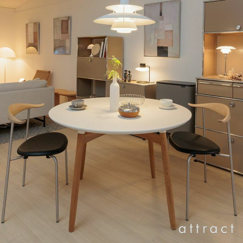 Carl Hansen & Son カール・ハンセン＆サン CH88P ビーチ （ソープフィニッシュ） ステンレスフレーム 張座：レザー（Thor） デザイン：ハンス・J・ウェグナー