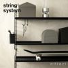 String System ストリング システム メタルシェルフ ローエッジ 58×30×2cm 1枚入 カラー：3色 デザイン：ニルス・ストリニング