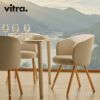 Vitra ヴィトラ Mikado ミカド アームチェア アルミダイキャストベース （カラー：4色） ウッドベース（カラー：2色） ファブリック：F30（Plano プラノ） デザイン：バーバー・オズガビー