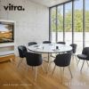 Vitra ヴィトラ Mikado ミカド アームチェア アルミダイキャストベース （カラー：4色） ウッドベース（カラー：2色） ファブリック：F60（Volo ヴォロ） デザイン：バーバー・オズガビー