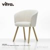 Vitra ヴィトラ Mikado ミカド アームチェア アルミダイキャストベース （カラー：4色） ウッドベース（カラー：2色） ファブリック：F100（Nubia ヌビア） デザイン：バーバー・オズガビー