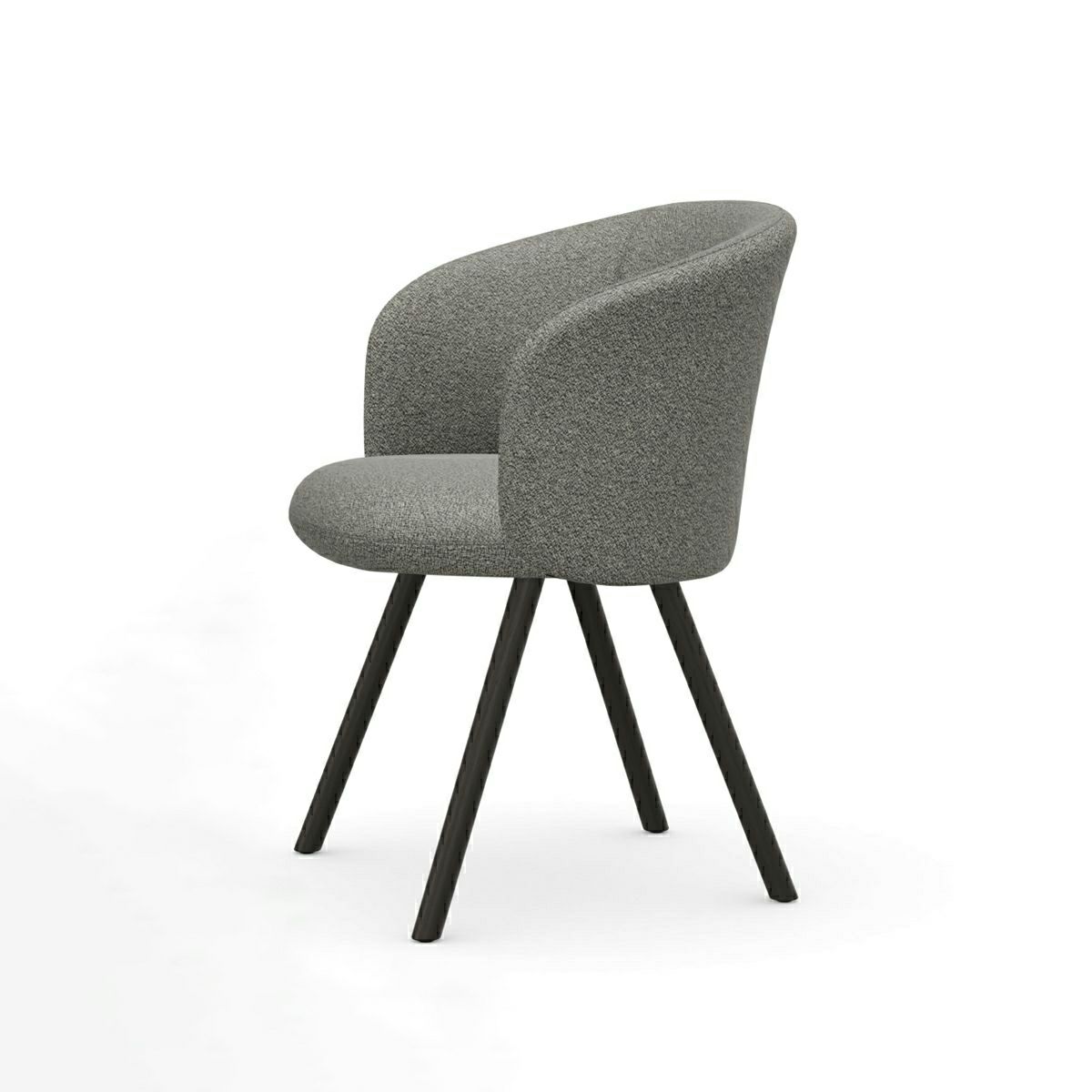 Vitra ヴィトラ Mikado ミカド アームチェア アルミダイキャストベース （カラー：4色） ウッドベース（カラー：2色） ファブリック：F120（Cento チェント） デザイン：バーバー・オズガビー