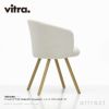 Vitra ヴィトラ Mikado ミカド アームチェア アルミダイキャストベース （カラー：4色） ウッドベース（カラー：2色） ファブリック：F120（Cento チェント） デザイン：バーバー・オズガビー