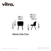 Vitra ヴィトラ Mikado ミカド サイドチェア アルミダイキャストベース （カラー：4色） ウッドベース（カラー：2色） ファブリック：F120（Cento チェント） デザイン：バーバー・オズガビー