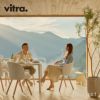 Vitra ヴィトラ Mikado ミカド サイドチェア アルミダイキャストベース （カラー：4色） ウッドベース（カラー：2色） ファブリック：F120（Cento チェント） デザイン：バーバー・オズガビー