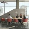 Vitra ヴィトラ Mikado ミカド サイドチェア アルミダイキャストベース （カラー：4色） ウッドベース（カラー：2色） ファブリック：F80（Dumet デュメ） デザイン：バーバー・オズガビー