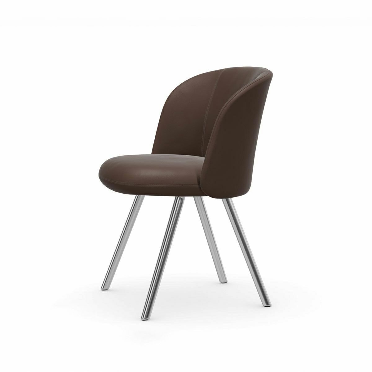 Vitra ヴィトラ Mikado ミカド サイドチェア アルミダイキャストベース （カラー：4色） ウッドベース（カラー：2色） レザー：L20（Leather） デザイン：バーバー・オズガビー