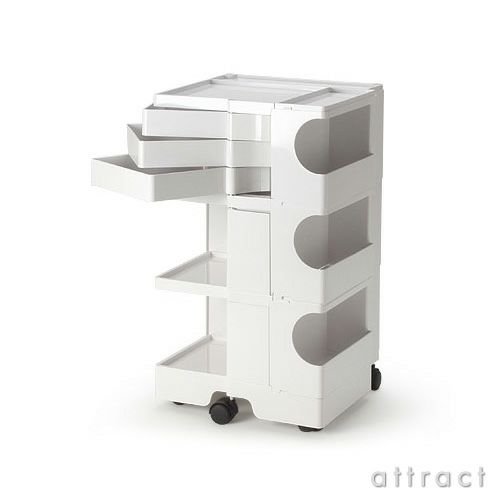 B-LINE ビーライン Boby Wagon ボビーワゴン 3段3トレイ カラー：6色 デザイン：ジョエ・コロンボ