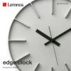 Lemnos レムノス edge clock エッジクロック AZ-0115 ウォールクロック Lサイズ Φ350mm カラー：3色 デザイン：AZUMI