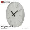 Lemnos レムノス edge clock エッジクロック AZ-0115 ウォールクロック Lサイズ Φ350mm カラー：3色 デザイン：AZUMI