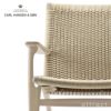 Carl Hansen & Son カール・ハンセン＆サン CH25 ラウンジチェア オーク （ソープフィニッシュ） ナチュラルペーパーコード