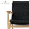 Carl Hansen & Son カール・ハンセン＆サン CH25 ラウンジチェア オーク （ラッカー塗装） ブラックペーパーコード