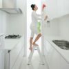 METAPHYS メタフィス lucano ルカーノ 94010 2-Step Step Stool 2段 脚立 カラー：ブラック ホワイト デザイン：ムラタ チアキ （ワンタッチバー機能付）