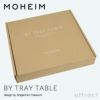 MOHEIM モヘイム BY TRAY TABLE バイ トレイテーブル サイドテーブル トレー テーブル サイズ：Φ430mm バーチ シナ合板 カラー： 2色 デザイン：竹内 茂一郎