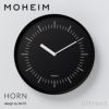 MOHEIM モヘイム HORN ホルン ウォールクロック 壁掛け時計 サイズ：Φ280mm ステップムーブメント カラー： 5色 デザイン：MUTE