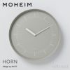 MOHEIM モヘイム HORN ホルン ウォールクロック 壁掛け時計 サイズ：Φ280mm ステップムーブメント カラー： 5色 デザイン：MUTE