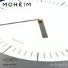 MOHEIM モヘイム HORN ホルン ウォールクロック 壁掛け時計 サイズ：Φ280mm ステップムーブメント カラー： 5色 デザイン：MUTE