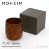 MOHEIM モヘイム YUKI wood ユキ ウッド コップ　カラー：ブラウン ・ナチュラル デザイン：竹内 茂一郎