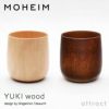 MOHEIM モヘイム YUKI wood ユキ ウッド コップ　カラー：ブラウン ・ナチュラル デザイン：竹内 茂一郎