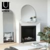 umbra アンブラ HUBBA ARCHED MIRROR フーバ アーチド ミラー ウォールミラー 壁掛け 鏡 サイズ：87x92cm カラー：2色 デザイン：ポール・ローワン