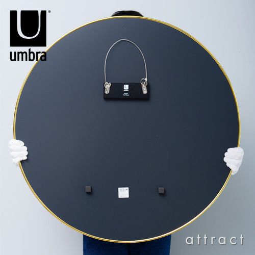 umbra アンブラ HUBBA MIRROR フーバ ミラー サイズ：Φ86cm ウォールミラー 壁掛け 鏡 カラー：2色 デザイン：ポール・ローワン