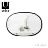 umbra アンブラ HUB OVAL MIRROR ハブ オーバルミラー サイズ：W61cm ウォールミラー 壁掛け 鏡 縦横対応 カラー：2色 デザイン：ポール・ローワン