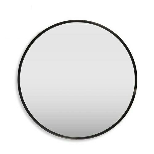 umbra アンブラ HUB MIRROR ハブ ミラー Lサイズ Φ94cm ウォールミラー 壁掛け 鏡 カラー：ブラック デザイン：ポール・ローワン