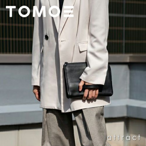 TOMOE トモエ SLIM A5 スリム A5 クラッチバッグ ポーチ A5サイズ ブラック