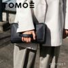 TOMOE トモエ BOLD PO ボールド PO ボディバッグ ポーチ クラッチバッグ ショルダーストラップ付・ブラック