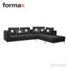 formax フォルマックス TERMINAL UNO ターミナルウノ カウチソファ 3P片肘ソファ（右） + 2P片肘ソファ（右） + オットマン ファブリック（本体）：7ランク クッション6点付属 デザイン：estic R&D 